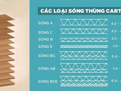 CÁC LOẠI SÓNG THÙNG CARTON